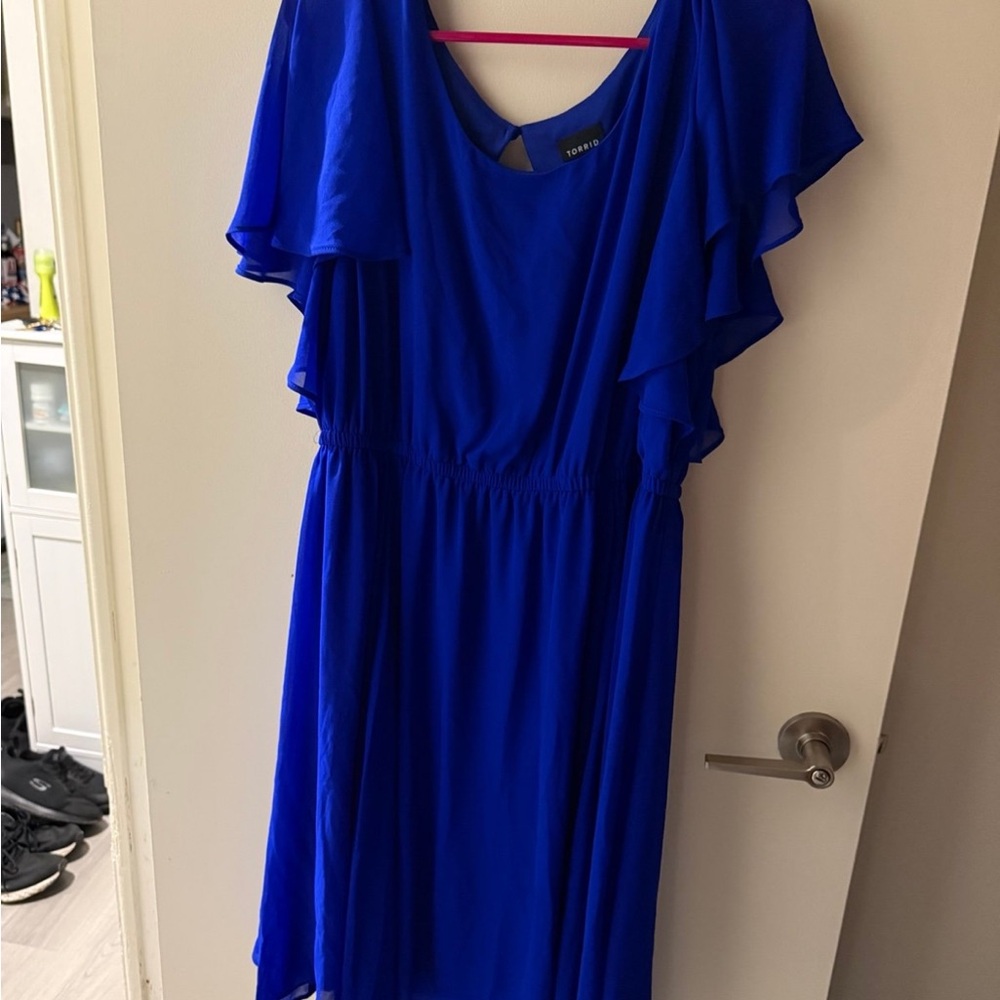 Torrid Royal Blue Midi Dress